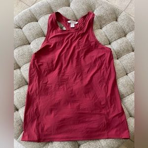 Athleta Racerback Tank Top burgundy